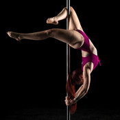 Pole dance studio photoshoot: Manuela <em>Photo: © Saša Huzjak</em>